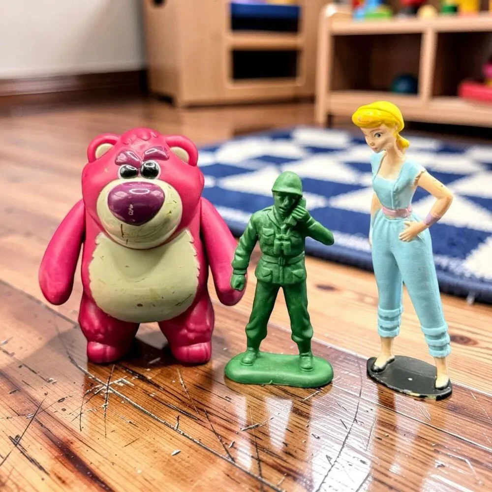 Disney Woody Buzz Lightyear Bo Peep Lotso Green Army Man Hamm Figures A70